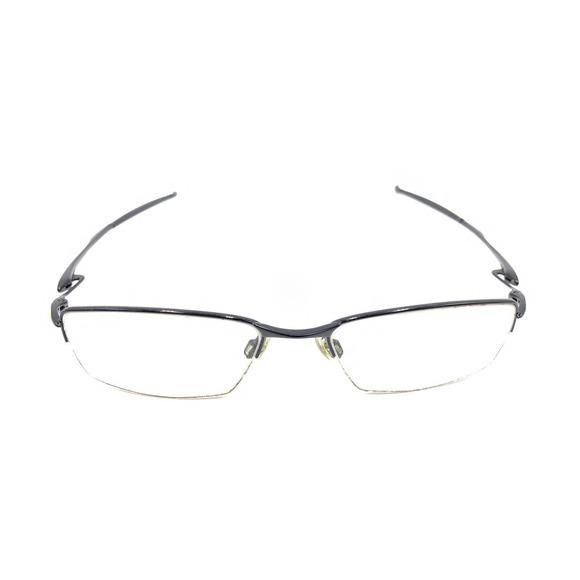 Oakley Transistor 22-235 Polished Black Half Rim Eyeglasses Frames 54-18 135 - Picture 2 of 12